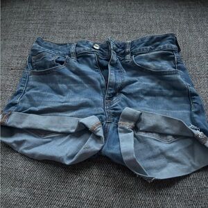 Casual Blue Denim Shorts